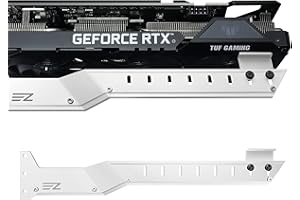 EZDIY-FAB Supporto GPU Supporto Della Scheda Grafica GPU Supporto Della Scheda Video,Supporto Della Scheda Video Sag/Supporto Della Staffa RX6700,RTX3090-309EZ-Bianco