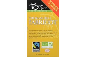 Touch Organic Thé Blanc à l'Abricot 24 Sachets 43 g - BIO