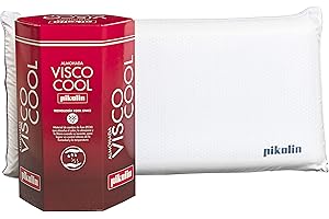PIKOLIN Almohada Viscoelástica Premium | Firmeza Media | 70 cm | Refrescante Tecnología Cool Space | Desenfundable | VISCO Cool