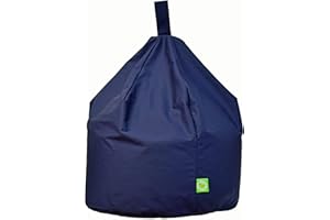 BEANLAZY Child Size Bean Bag With Beans Navy Blue