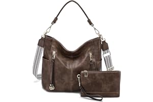 Chase Chic Hobo Bag for Women, PU Ladies Purse Handbags Trendy Crossbody Shoulder Bucket Bag for Work,Travel