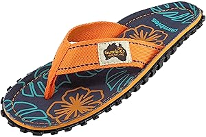 Gumbies Islander Unisex Flip Flops, with Supersoft Cotton Toe Post and Durable Recycled Rubber Sole - Comfort Guaranteed