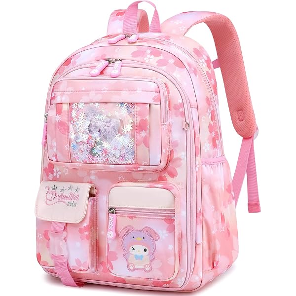 Sac à Dos Scolaire Avec Motif Rumi/Mira/Zoey - Léger, élégant - Pour école, Université, Voyage - 5