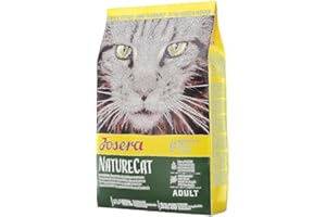 KIDSNADO JOSERA NatureCat 1 x 10 kg, bezzbożowa Karma Dla Kotów z drobiem i Łososiiem, super sucha Karma Dla Dorosłych Kotów, 1 opakowanie