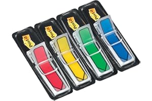 Post-it 26445 Miniset Frecce 96 Segnapagina, Freccia, 96 Pezzi, Rosso/Giallo/Verde/Blu