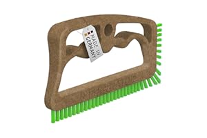 FUGENIAL FUGINATOR® Fugenbürste BIO-Reinigungsbürste zur Fugenreinigung in Bad, WC, Küche-Reinigung von Wand-und Bodenfliesen-Handliche Bürste für Fugen und Fliesen