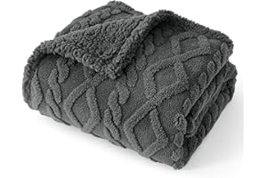 LE SURE Lesure Large Dog Blanket Washable - 80x100cm Waterproof Blanket for Medium Dogs and Large Cats, Soft Patterned Dog Throw Blankets Protects Bed and Sofa with Soft Plush, Dark Grey