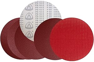 Klingspor PS 18 EK Schleifscheibe | inklusive Klingspor CS 396 Y Klettbelag | Ø 300 mm | ungelocht (GLS 0) | 5-teiliges Premium-Set plus Klettbelag | gemischte Körnungen