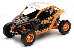 NewRay Can-Am Maverick X3 XRC Turbo ATV Orange and Black 1/18 Diecast Model