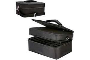 Yosuny Sac de voyage miniature 40k&DND, étui à lancer 50 emplacements, fente DIY, inserts filet