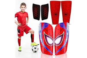 SAGA SPORTS Protège Tibia Foot – Protège Tibia Foot Enfant & Adulte | Mini Protège Tibia Foot Léger & Durable | Protège-Tibias avec Manches Incluses