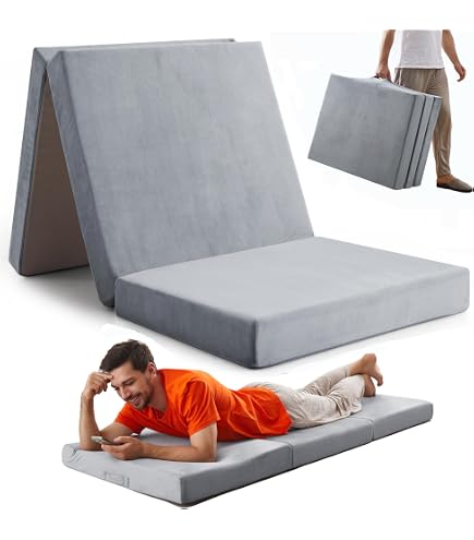 Alanmoship Borsa portaoggetti pieghevole per materasso, robusta, in tessuto Oxford, per materasso pieghevole, con chiusura a cerniera, perfetta per i viaggi (102 x 46 x 71 cm