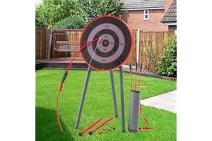 SMASHINGDEALSDIRECT Parkland® Garden Archery Set Game Outdoor Fun Bow Arrows Target Blow Pipe & Darts Party