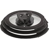 Tefal L9931012 Glass Lid, Glass, Sizes 16, 18 and 20 cm