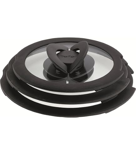 Tefal Ingenio 2 padelle 24/28 cm, manico rimovibile, non induzione, rivestimento antiaderente, impilabile, lavabile in lavastoviglie, Easy Plus L1509202, nero