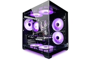OCTANE SYSTEMS Gaming PC Venom Black Luftkühlung, RGB, bis 128GB RAM, GTX 1660S/ RTX 3050/ RTX 5060, bis 2TB SSD, Intel E5, WiFi, BT (3. Grafikkarte: NVIDIA RTX 5060, 128GB RAM | 2TB SSD)