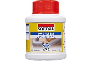 Soudal Colle pour pvc rigide avec pinceau 250 ml 42A