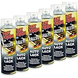 Motip Dupli 430251 Fast Finish Lackspray, Klarlack Glänzend, 6 x 500 ml