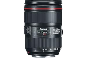 Canon EF 24–105mm f/4L is II USM Lens, Black - 1380C002