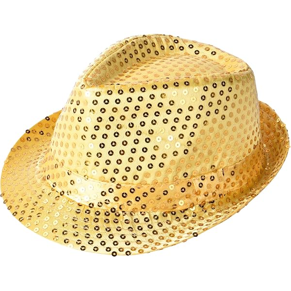 EUPSIIU 4 Cravates à Paillettes - Noir, Argent, Rouge, Or - Élastique, Fête, Déguisement