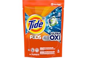 Tide Pods Ultra Oxi Liquid Detergent Pacs, 26 Count (Packaging May Vary)