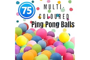 WHEELIO Ping Pong Balls Plastic Table Tennis Ball Ideal for Craft Party School Learning Activities, Family Games, Kids,Cats