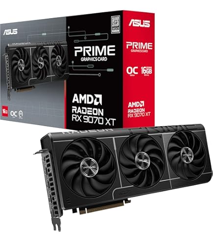 Tarjeta Gráfica XFX Quicksilver AMD Radeon RX 9070XT Gaming Edition | 16 GB GDDR6 | Rendimiento Alto Para Gaming | HDMI Y 3xDP