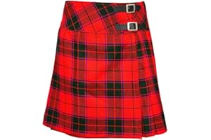 SHYNE KILTS U.K donna lunghezza al ginocchio Kilt Gonna 20 " lunghezza SCOZZESE pieghe kilt - Nero