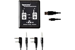 Gam3Gear Surecom SR-629 2 in 1 Duplex-Crossband-Funk-Repeater Controller mit Funkkabel für Walkie Talkies