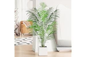‎KEEPLUSH Keeplush Künstliche Pflanzen groß 170cm Kunstpflanze im Topf Plastik Künstliche Palme wie echt Fake Pflanzen deko für Wohnzimmer Balkon Schlafzimmer Büro Perfektes Einweihungsgeschenk (1 Pack)