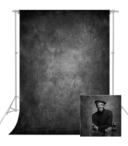 AIIKES 7x5FT Black Brick Wall Photography Backdrop Vintage - Want It All