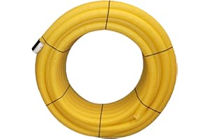 Jardibric - Drains Annulaires Perforés (Ø 50 mm x 50 mètres) - Évacuation Efficace des Eaux de Pluie