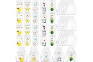 TESTLILI Animal Pun Motivational Gift, Note Cards with Resin Figures, Organza Bags, Appreciation Gifts for Teachers, Employee Coworkers Stuff Team (GXK-WG25)