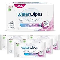 Lingettes Nettoyantes 99% Eau - Pack De 50 - Individuellement Emballées - 16x12 Cm - Sans Parfum, Sans Alcool - Pour Bébé Et Adulte