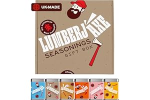 Lumberjaxe Seasoning & Spices Bundle – 6 BBQ Rubs and Spices Gift Set for Meat, Vegetables & Chicken – Meat Rubs and Seasoning Gift Sets for Grilling, Smoking & More – Mixed Spices for Cooking