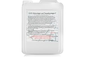 A.K.B. Steinreiniger und Fassadenreiniger S Konzentrat bis 3000m², 0425(5L Kanister) Steinreiniger,Dachreiniger, Grünbelagentferner (bedingt für Farbiges)
