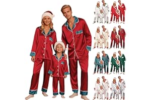 NaLatia Ensemble Pyjama NoëL Famille,Vetement De Noel Pyjama Famille Assortis Pyjama Noel Femme Homme Noel Vetement Femme Tenue Noel Bebe Costume Pere Noel Homme XXL