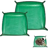 LILIXI 2 Pieces Transplant Mat, Waterproof Gardening Mat, PE Folding Planting Cushion for Succulents, Plants, Green (Green)