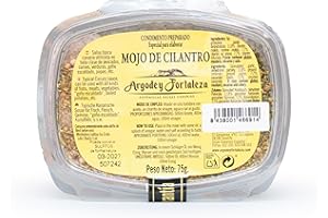 Argodey Fortaleza Sazonador Mojo Cilantro 75g | Mezcla de Especias Tradicional para Carnes, Pescados, Verduras y Guisos | Potencia el Sabor de tus Platos | Perfecto con Aceite y Vinagre