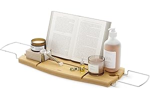 Umbra Aquala - Pont de baignoire extensible en bambou, Naturel