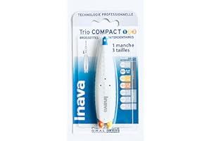 Inava Brossettes Interdentaires Trio Compact (1.2.3) 0.8mm - 1mm - 1,2mm