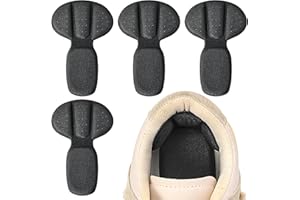 WY LIGHTING LEVEL Almohadillas Acolchadas para La Parte Posterior Del Talón 4 Piezas De Inserciones Adhesivas De Malla para Botas Zapatos Sueltos Demasiado Grandes Protectores De Talón Reutilizables para Mujeres Y