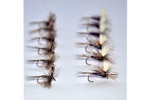 Outdoor Planet 12 Pieces Top Rating Dry/Nymph/Streamer Fly Fishing Flies Trout Fly Assortment