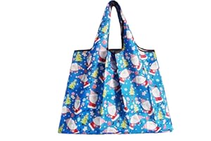 Lin's Liliana Grande borsa pieghevole, 50 x 66 cm, riutilizzabile, leggera, ad asciugatura rapida, antistrappo, per shopping, viaggio