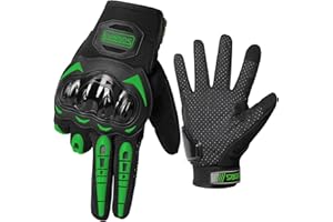 LVNRIDS Guanti da Moto Full Finger Touch Screen Donna Uomo Guanti Sportivi da Esterno per Motocross Ciclismo Campeggio Caccia Arrampicata