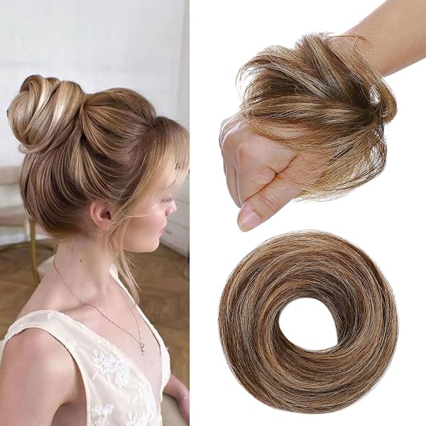 Pony Haarteil Clip-in – Echthaar, 20 Cm, Dunkelbraun, Mit Gummiband, Für Mehr Volumen & Neue Frisuren