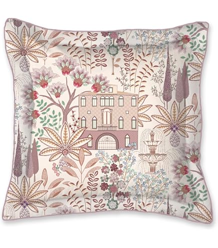 PIP Studio Cojín Decorativo Fleur Grandeur 45 X 45 Cm (azul