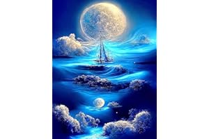 Lunyloer Diamond Painting, DIY Full Diamant Malen nach Zahlen, 5D Diamant Painting Bilder Erwachsene Stickerei Kunsthandwerk für Home Wand Décor 30x40cm