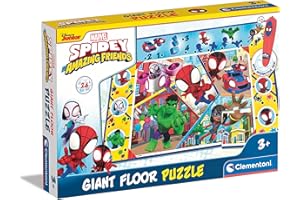 Clementoni Edukacja - 16735 - Spiderman puzzle podłogowe - 3-5 lat