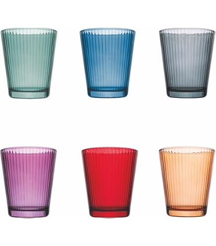 PASABAHCE Eau Et De Verre Jus Rosé, 500 Ml, Lot De 3